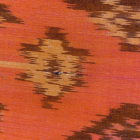 Cleobella Silk Ikat Throw Pillow 20x20" - Picture 7 of 7